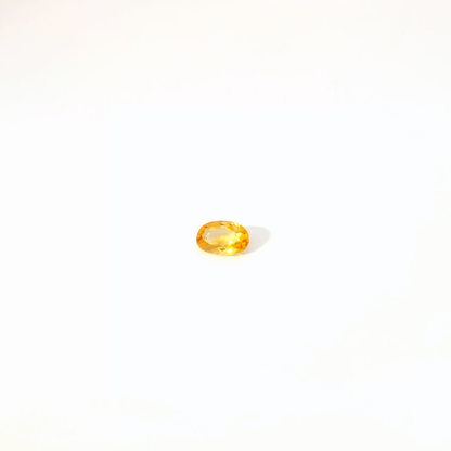 0.606卡帝王托帕石 / 0.606ct IMPERIAL TOPAZ Oval Cut Gold