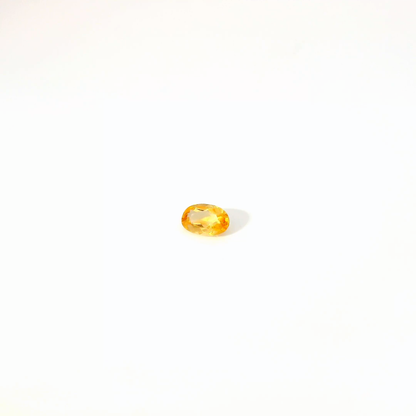 0.606卡帝王托帕石 / 0.606ct IMPERIAL TOPAZ Oval Cut Gold
