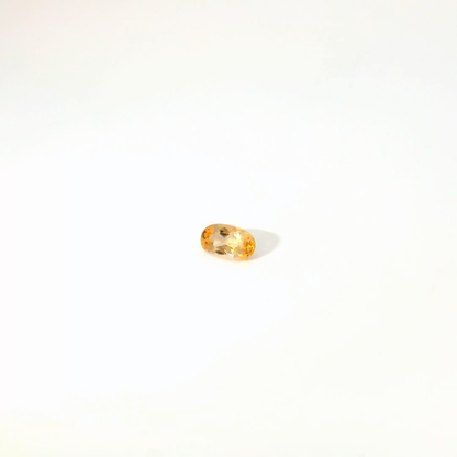 0.635卡帝王托帕石 / 0.635ct IMPERIAL TOPAZ Oval Cut Gold