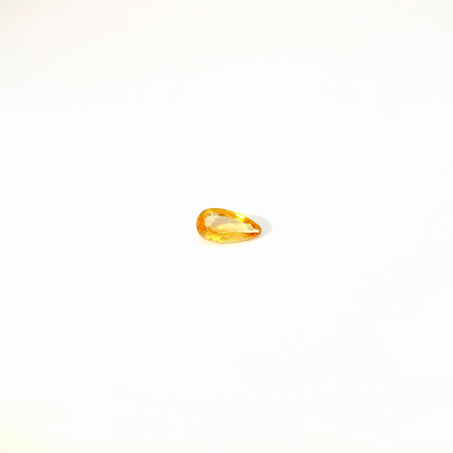 0.643卡帝王托帕石 / 0.643ct IMPERIAL TOPAZ Pear Cut Gold
