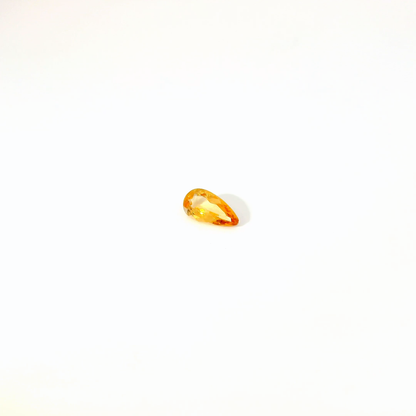 0.643卡帝王托帕石 / 0.643ct IMPERIAL TOPAZ Pear Cut Gold