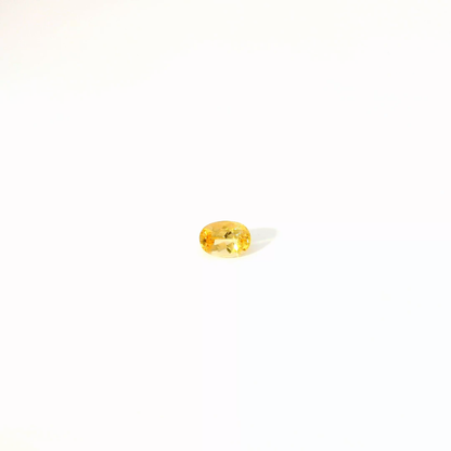 0.649卡帝王托帕石 / 0.649ct IMPERIAL TOPAZ Oval Cut Yellow