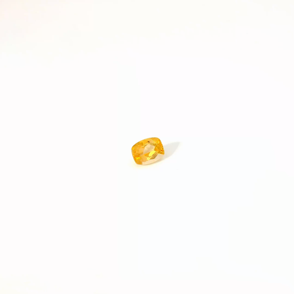 0.681卡帝王托帕石 / 0.681ct IMPERIAL TOPAZ Cushion Cut Gold