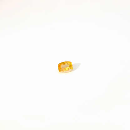 0.681卡帝王托帕石 / 0.681ct IMPERIAL TOPAZ Cushion Cut Gold