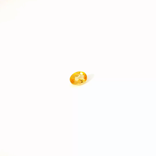 0.707卡帝王托帕石 / 0.707ct IMPERIAL TOPAZ Oval Cut Gold