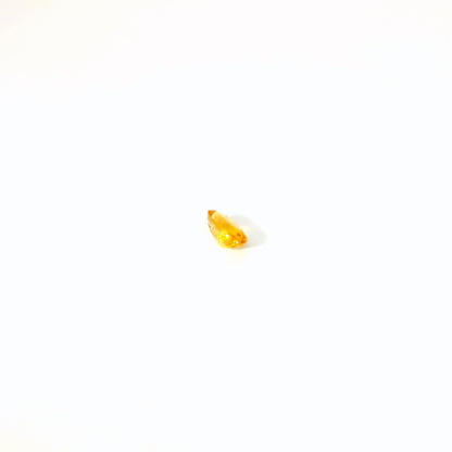 0.707卡帝王托帕石 / 0.707ct IMPERIAL TOPAZ Oval Cut Gold