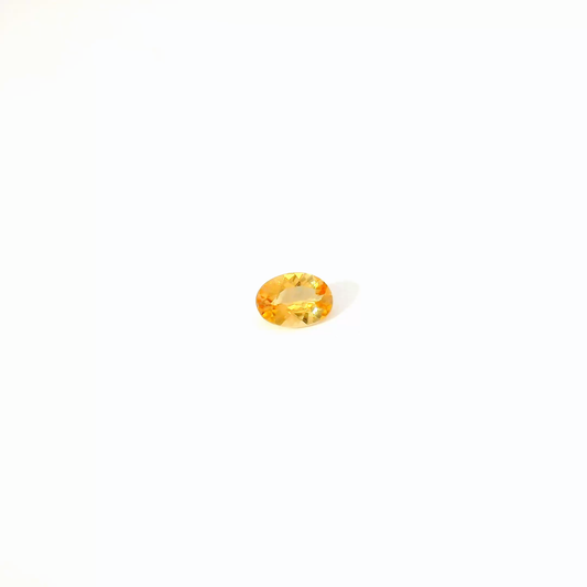0.742卡帝王托帕石 / 0.742ct IMPERIAL TOPAZ Oval Cut Gold