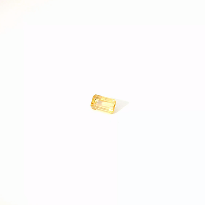 0.79卡帝王托帕石 / 0.79ct IMPERIAL TOPAZ Emerald Cut Gold