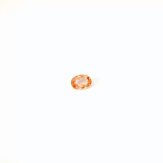 0.865卡帝王托帕石 / 0.865ct IMPERIAL TOPAZ Oval Cut Peach