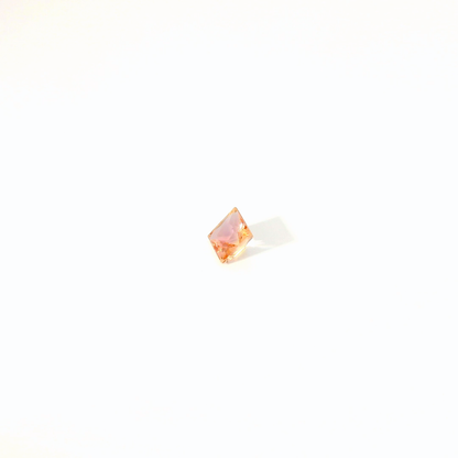 0.882卡帝王托帕石 / 0.882ct IMPERIAL TOPAZ Princess Cut Peach