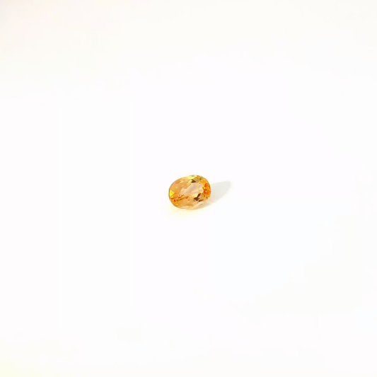 0.965卡帝王托帕石 / 0.965ct IMPERIAL TOPAZ Oval Cut Gold