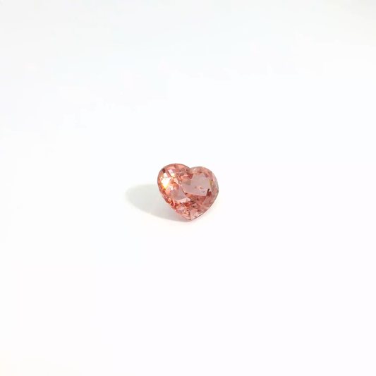 3.68卡粉橙尖晶石 / 3.68ct PEACH SPINEL Heart Cut Burma No Heat