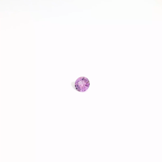 0.823卡粉紅藍寶石 / 0.823ct PINK SAPPHIRE Round Cut