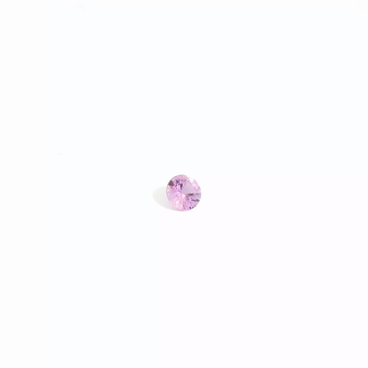 0.667卡粉紅藍寶石 / 0.667ct PINK SAPPHIRE Round Cut