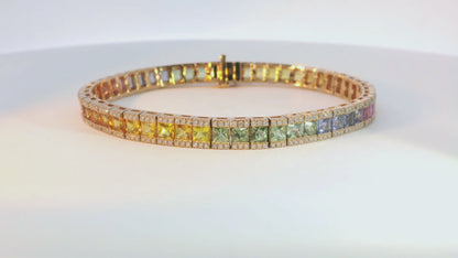 彩色寶石手鍊 / Rainbow Sapphire Bracelet