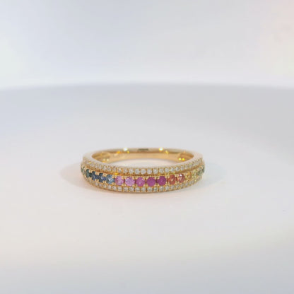 彩色寶石戒指  / Rainbow Sapphire Ring