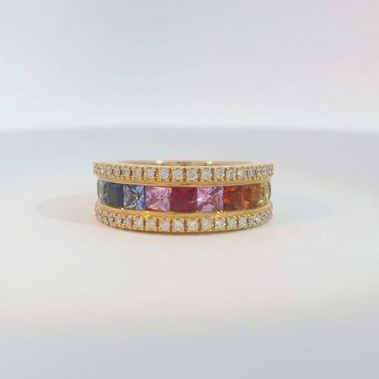 彩色寶石戒指  / Rainbow Sapphire Ring