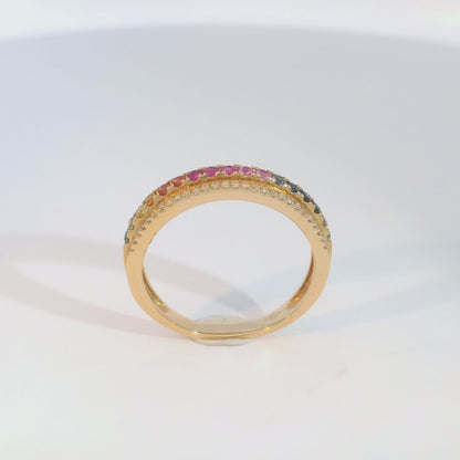 彩色寶石戒指  / Rainbow Sapphire Ring