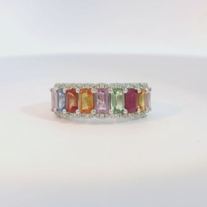 彩色寶石戒指  / Rainbow Sapphire Ring