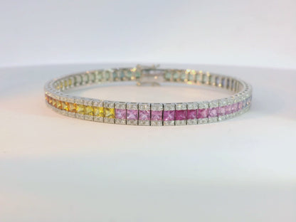 彩色寶石手鍊 / Rainbow Sapphire Bracelet
