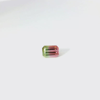 2.022卡西瓜碧璽 / 2.022ct Party Tourmaline Emerald Cut