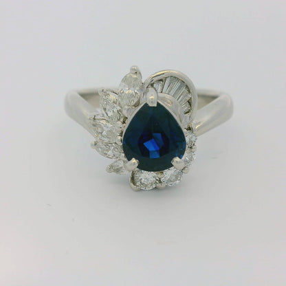 Sapphire Diamond Ring / 藍寶鑽石戒指