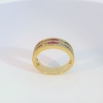 彩色寶石戒指  / Rainbow Sapphire Ring