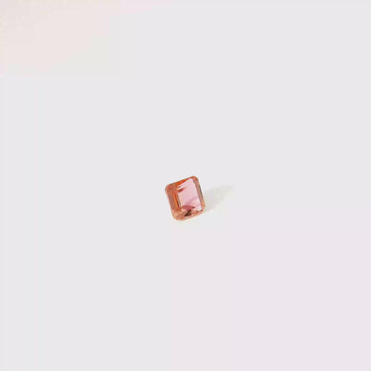1.111卡帝王托帕石 / 1.111ct IMPERIAL TOPAZ Emerald Cut Peach