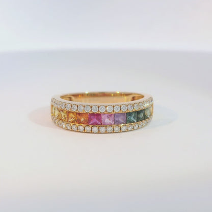 彩色寶石戒指  / Rainbow Sapphire Ring