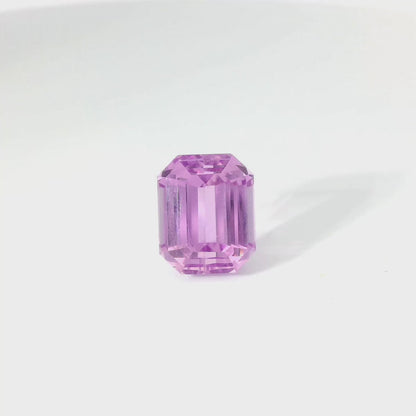 11.096卡紫鋰輝石 / 11.096ct Kunzite Emerald Cut