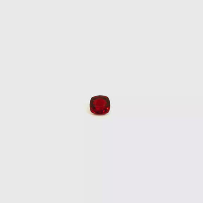 0.641卡紅尖晶石 / 0.641ct RED SPINEL Cushion cut Burma No Heat