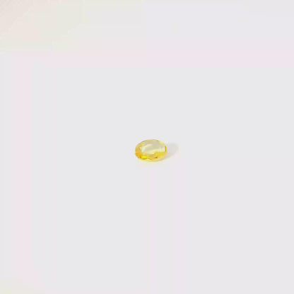 0.631卡帝王托帕石 / 0.631ct IMPERIAL TOPAZ Oval Cut Yellow