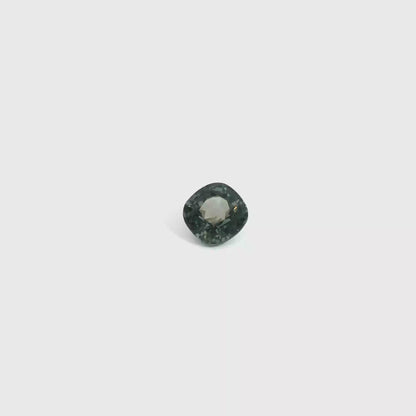 1.89卡藍尖晶石 / 1.89ct GREY BLUE SPINEL Cushion cut Burma No Heat