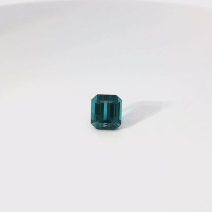 3.13卡藍色碧璽 / 3.13ct Ink Blue Tourmaline Emerald Cut