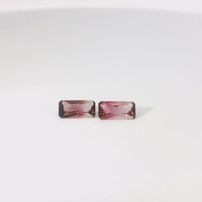1.54卡西瓜碧璽 / 1.54ct Party Tourmaline Emerald Cut