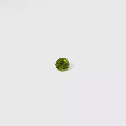 0.69卡巴基斯坦鉻榍石 / 0.69ct CHROME SPHENE Round Cut