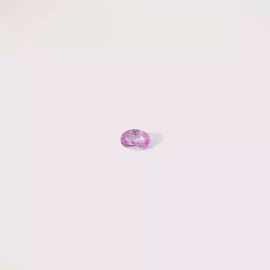 0.525卡帝王托帕石 / 0.525ct IMPERIAL TOPAZ Oval Cut Lavender