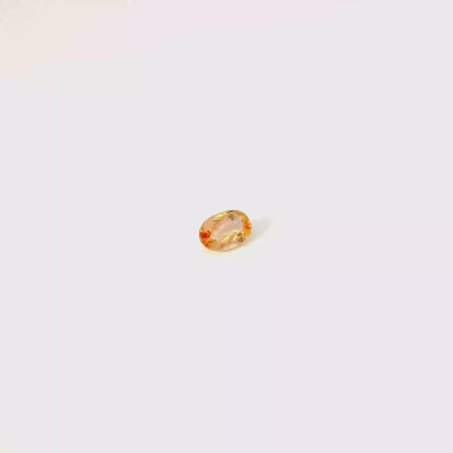 0.75卡帝王托帕石 / 0.75ct IMPERIAL TOPAZ Oval Cut Gold