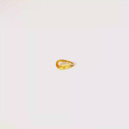 0.643卡帝王托帕石 / 0.643ct IMPERIAL TOPAZ Pear Cut Gold