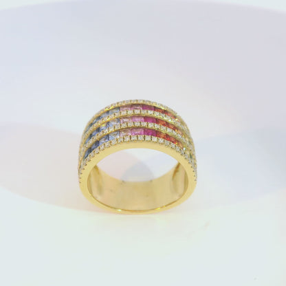 彩色寶石戒指  / Rainbow Sapphire Ring