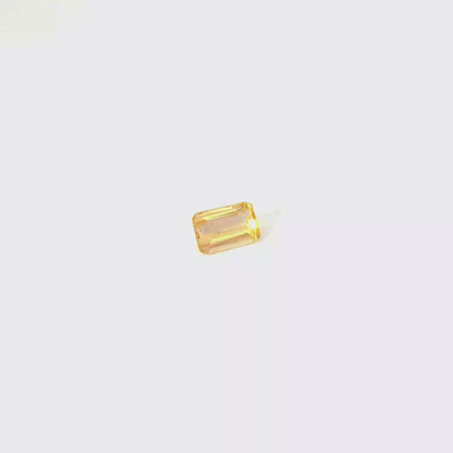 1.276卡帝王托帕石 / 1.276ct IMPERIAL TOPAZ Emerald Cut Gold