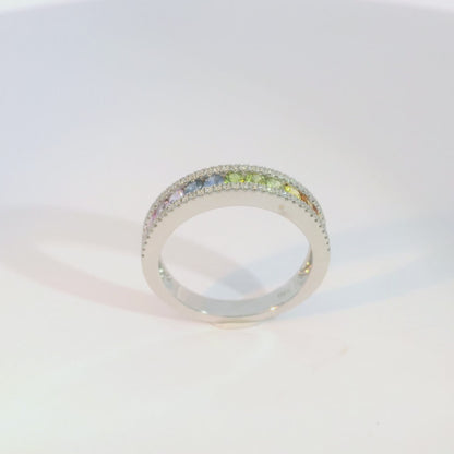 彩色寶石戒指  / Rainbow Sapphire Ring
