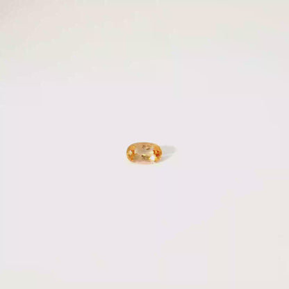 0.635卡帝王托帕石 / 0.635ct IMPERIAL TOPAZ Oval Cut Gold