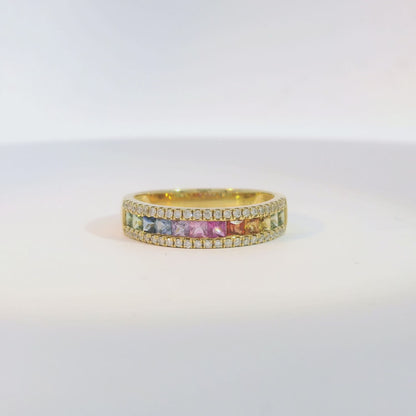 彩色寶石戒指  / Rainbow Sapphire Ring