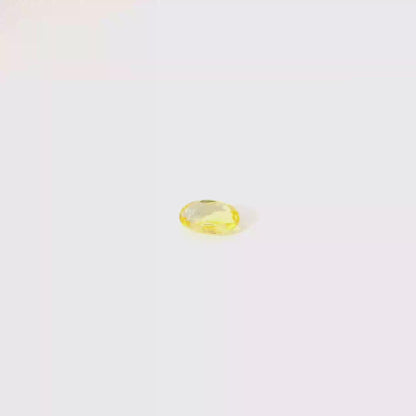 1.009卡帝王托帕石 / 1.009ct IMPERIAL TOPAZ Oval Cut Yellow