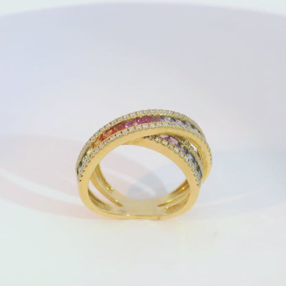 彩色寶石戒指  / Rainbow Sapphire Ring