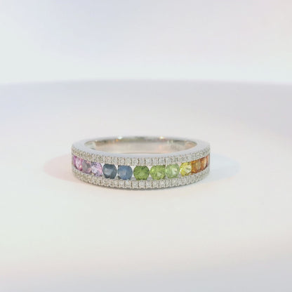 彩色寶石戒指  / Rainbow Sapphire Ring