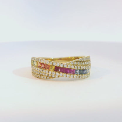 彩色寶石戒指  / Rainbow Sapphire Ring