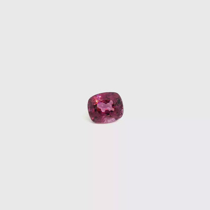 3.141卡紫尖晶石 / 3.141ct PURPLE SPINEL Cushion Cut Burma No Heat