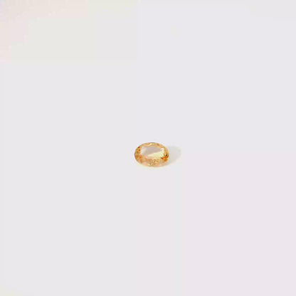 0.605卡帝王托帕石 / 0.605ct IMPERIAL TOPAZ Oval Cut Gold